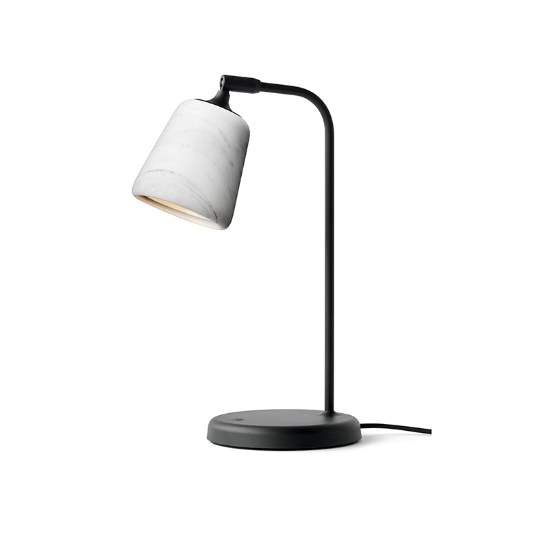 Lampe à poser MATERIAL Marbre blanc NEW WORKS