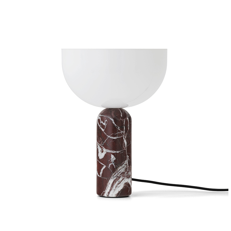 Lampe à poser KIZU Small Marbre Rosso Levanto NEW WORKS