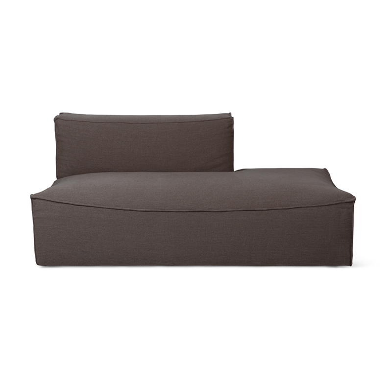 Canapé CATENA module ouvert droite L301 Marron FERM LIVING