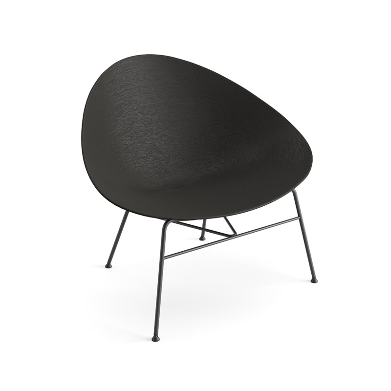 Fauteuil ADELL 4 pieds Noir / anthracite ARPER
