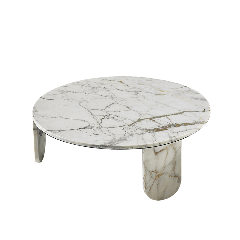 Table basse CLEMO Marbre Calacatta Vagli Oro GALLOTTI & RADICE