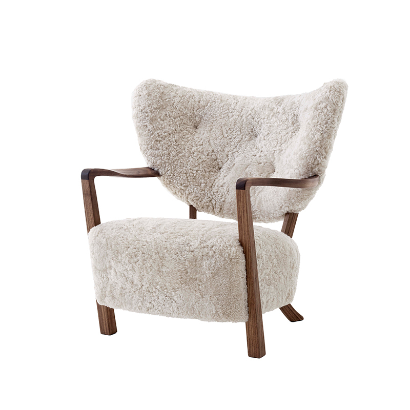 Fauteuil WULFF ATD2 Sheepskin Moonlight AND TRADITION