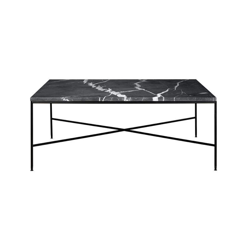 Table basse PLANNER 100x100 Charbon FRITZ HANSEN
