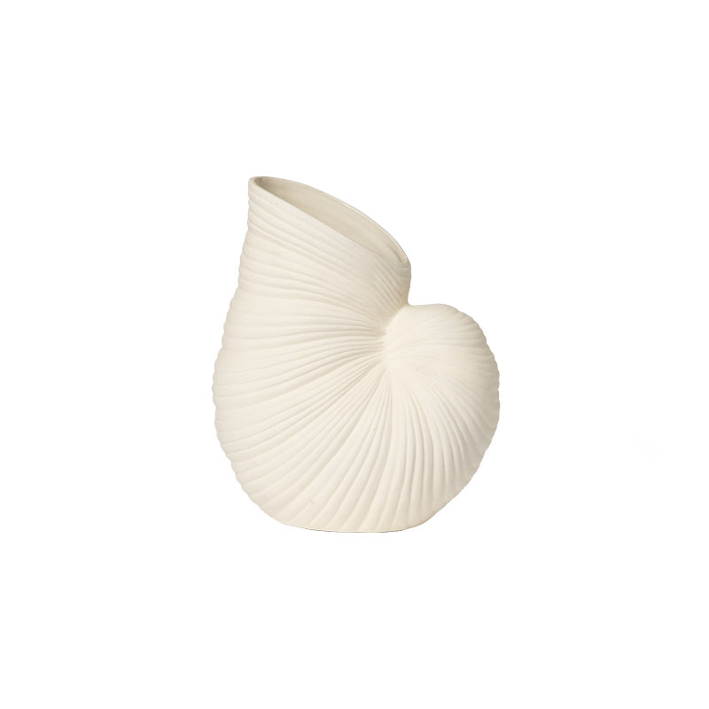 Vase SHELL Blanc cassé FERM LIVING