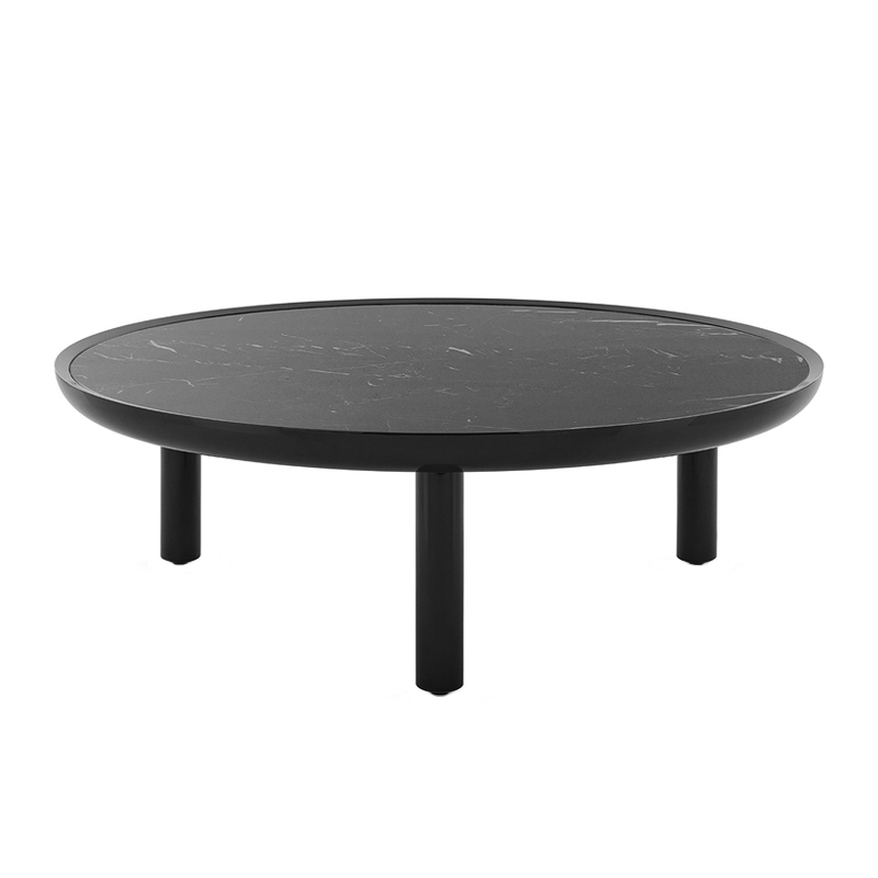 Table basse K-TOP Ø 105 Noir marquina KARTELL