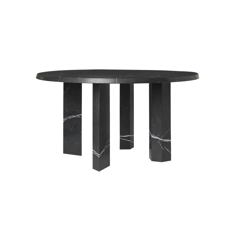 Table basse TAULA H 35 Marbre noir FERM LIVING