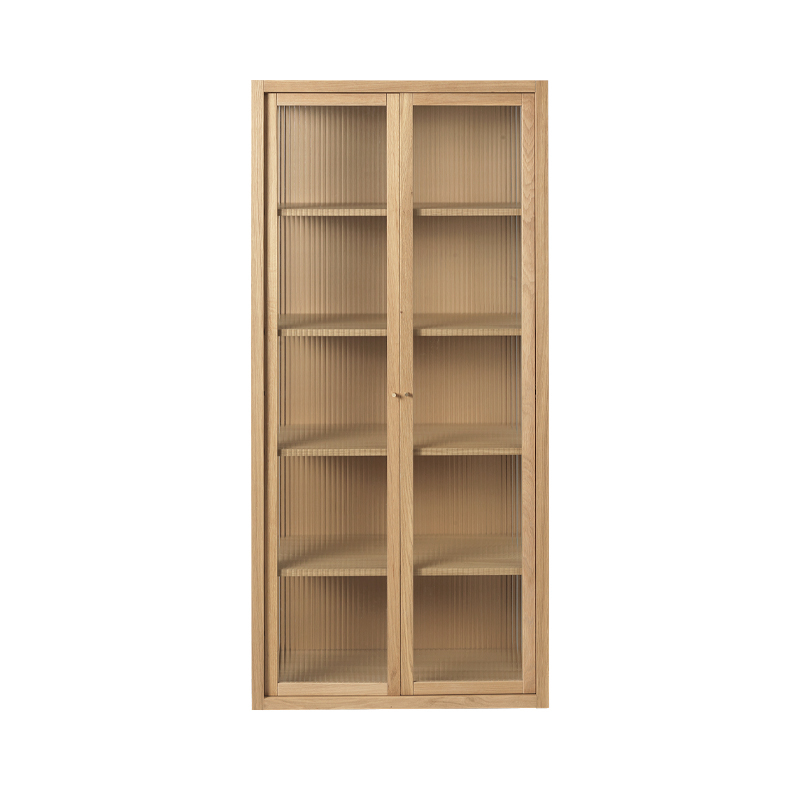 Meuble de rangement Vitrine REED Chêne naturel FERM LIVING