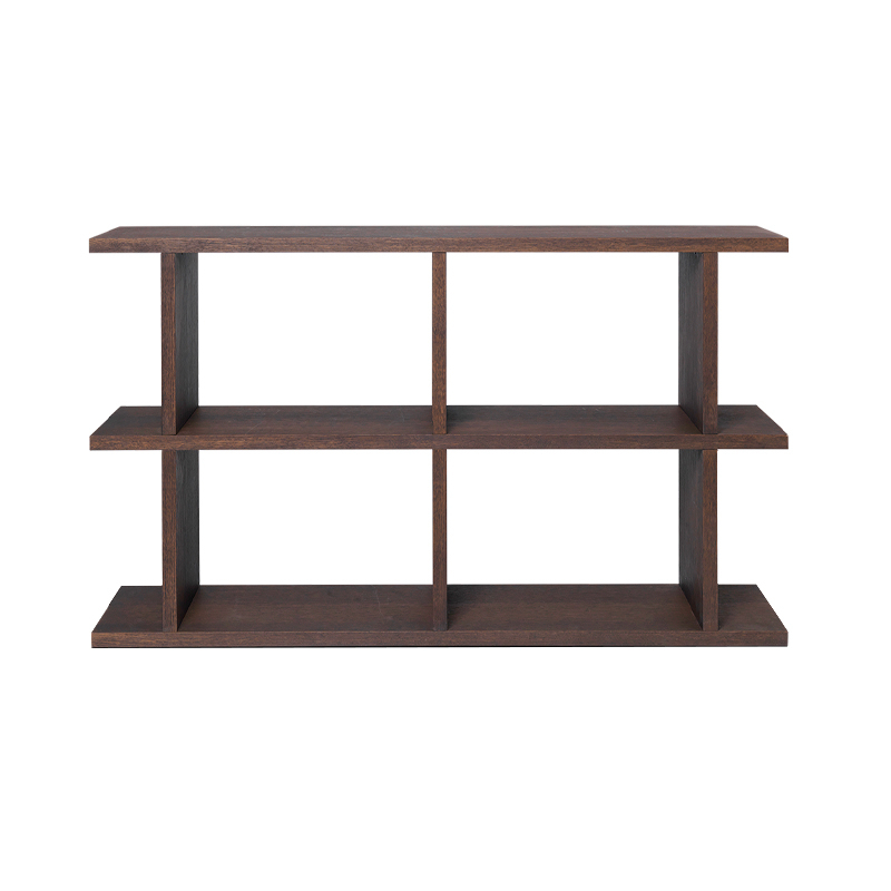 Etagère Bibliothèque KONA 2x2 Chêne teinte foncée FERM LIVING