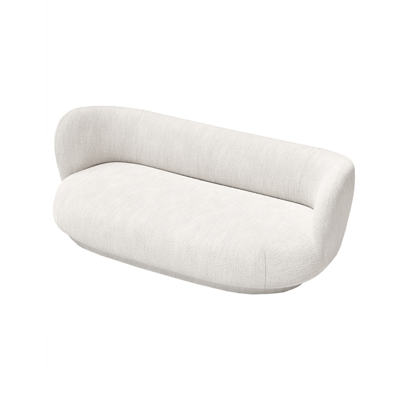 Canapé RICO Lounger Bouclé Blanc cassé FERM LIVING