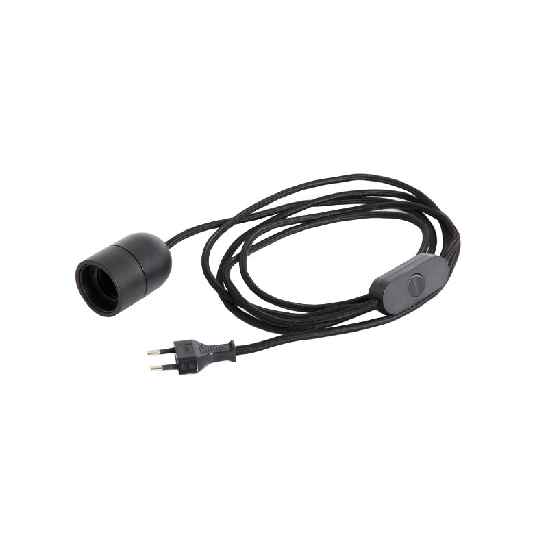 Accessoire luminaire Système électrique pour lampe de table COMMON Noir HAY
