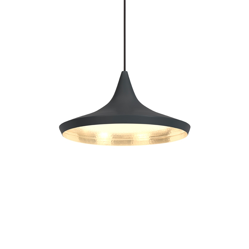 Suspension BEAT LIGHT WIDE Noir/ laiton TOM DIXON