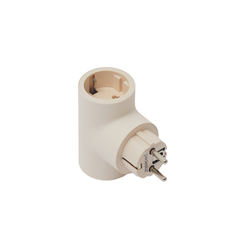 Accessoire luminaire Multiprise murale POWER SPLIT Perle PEDESTAL