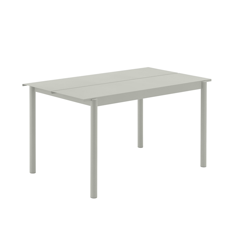 Table extérieur LINEAR STEEL Gris MUUTO