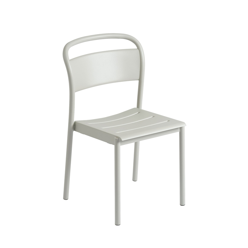 Chaise extérieur LINEAR STEEL Gris MUUTO