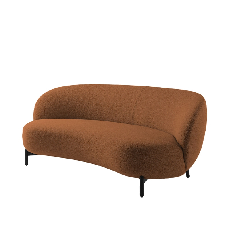Canapé LUNAM Orsetto rouge orangé KARTELL