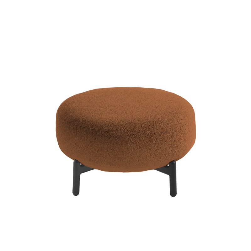 Pouf LUNAM Orsetto rouge orangé KARTELL