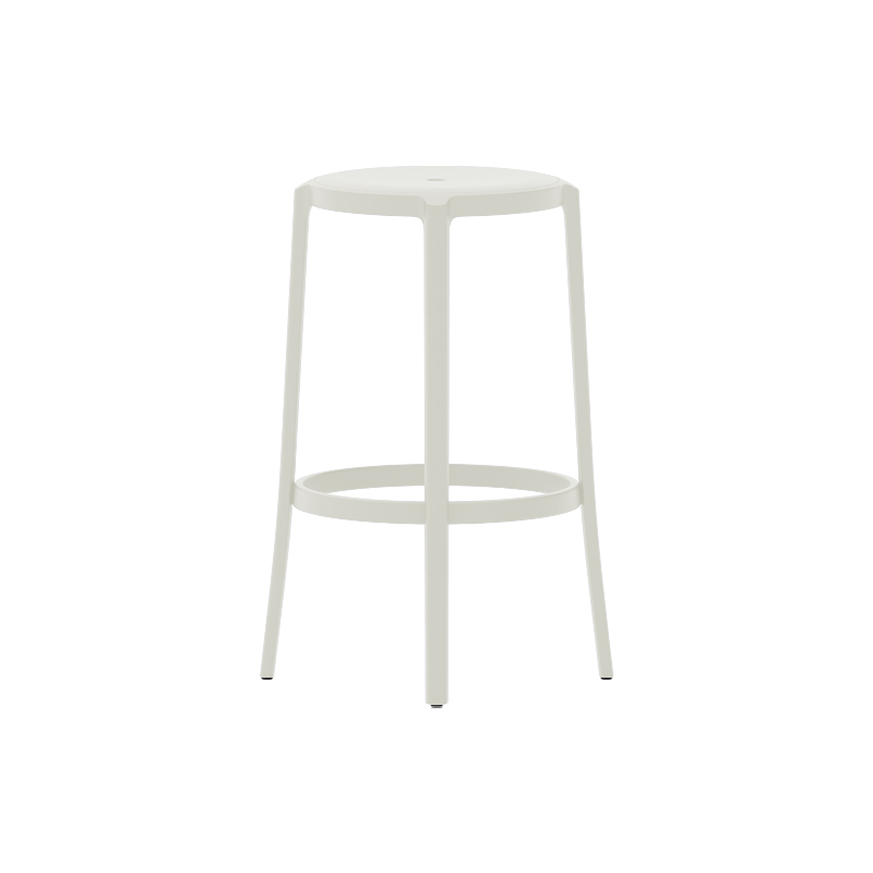 Tabouret haut ON & ON Blanc EMECO