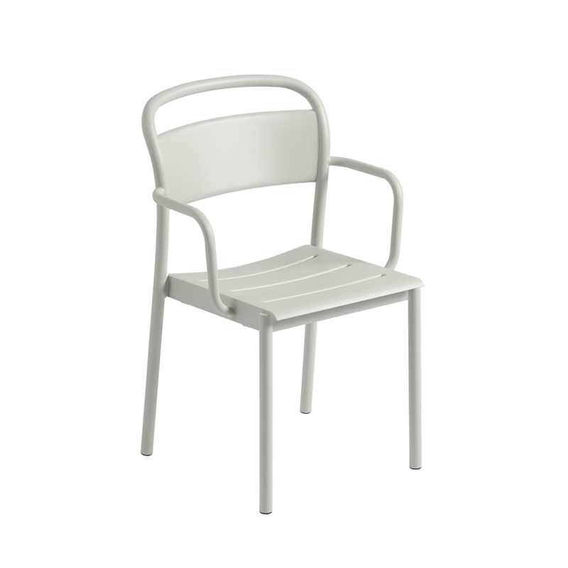 Chaise extérieur LINEAR STEEL Gris MUUTO