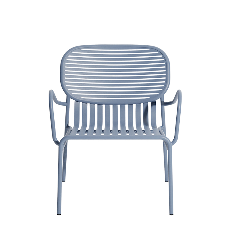 Fauteuil extérieur WEEK-END Bleu pigeon PETITE FRITURE