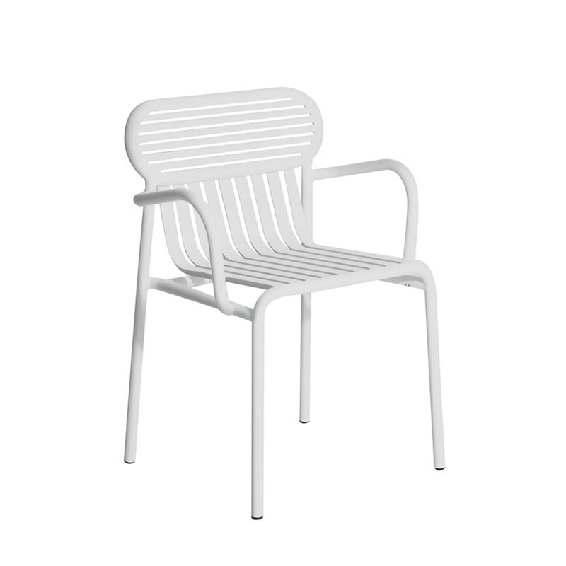 Chaise extérieur WEEK-END Gris perle PETITE FRITURE