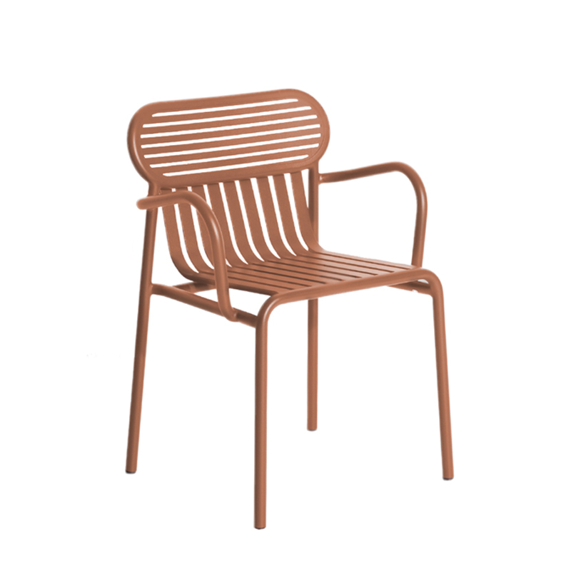 Chaise extérieur WEEK-END Terracotta PETITE FRITURE