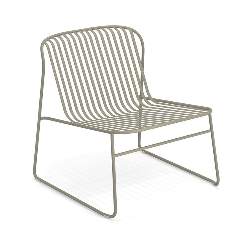 Fauteuil extérieur RIVIERA Gris Vert EMU