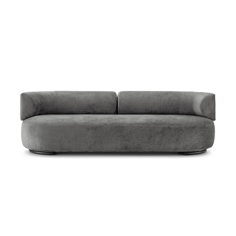 Canapé K-WAIT Chenille Chenille gris KARTELL