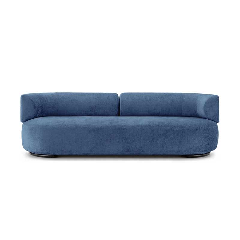 Canapé K-WAIT Chenille Chenille bleu ciel KARTELL