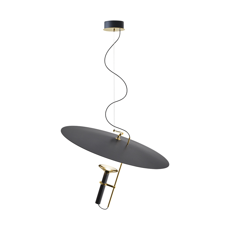 Suspension LUNA Noir/ or STILNOVO
