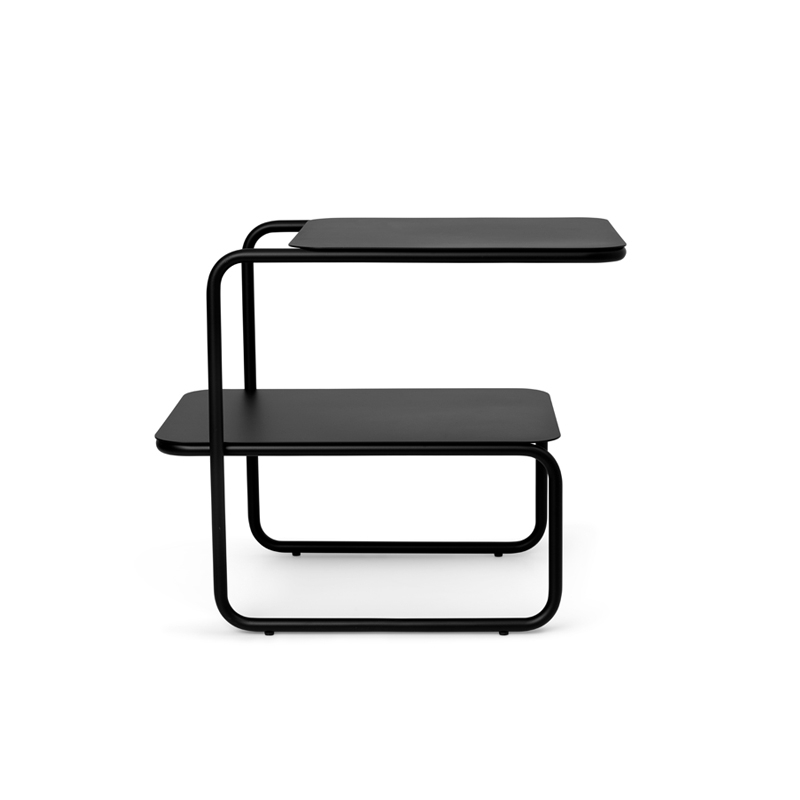 Table d'appoint guéridon LEVEL Noir FERM LIVING