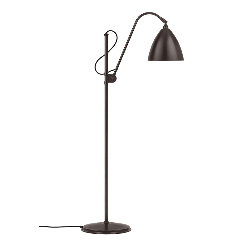 Lampadaire BESTLITE BL3M Laiton noir/ blanc GUBI