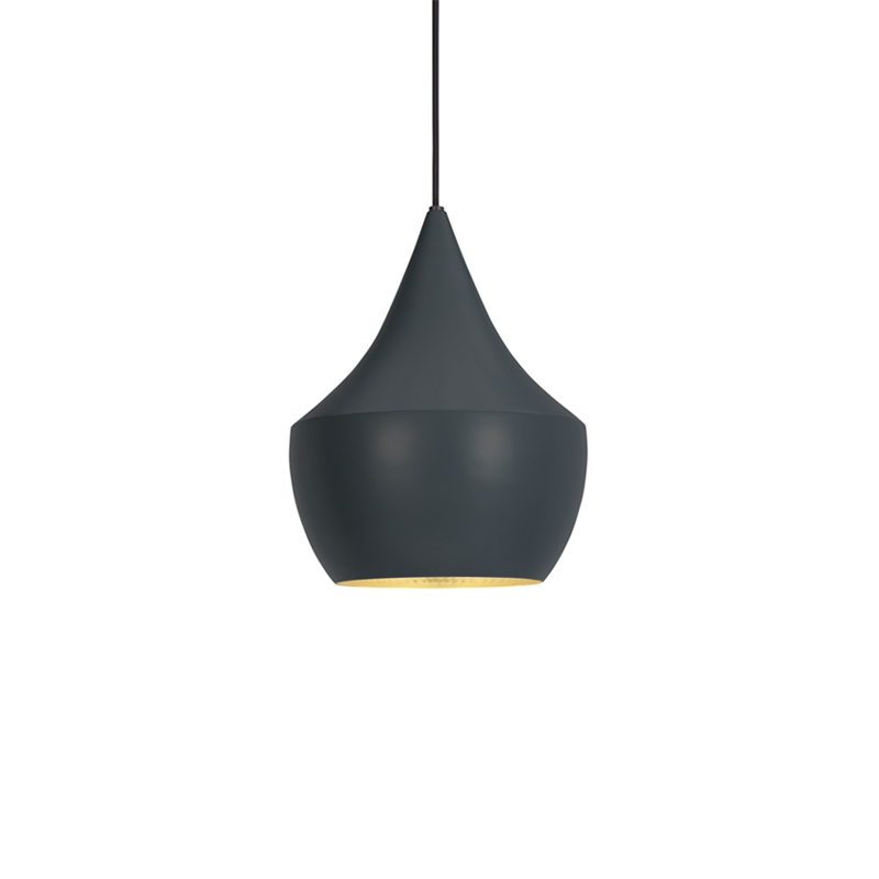 Suspension BEAT LIGHT FAT Noir/ laiton TOM DIXON