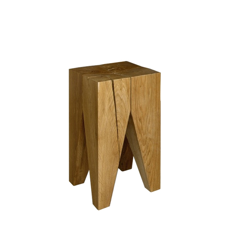 Tabouret ST04 BACKENZAHN STOOL Chêne E15