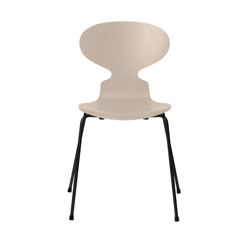 Chaise FOURMI 4 PIEDS Frêne teinté Beige clair  FRITZ HANSEN