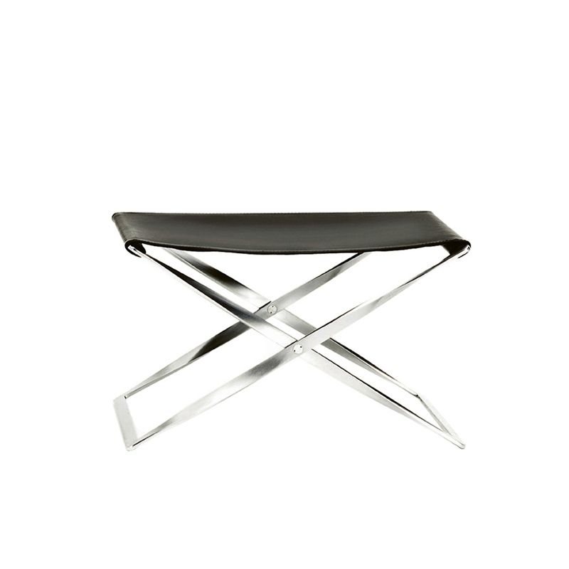 Tabouret PK91 Noir FRITZ HANSEN