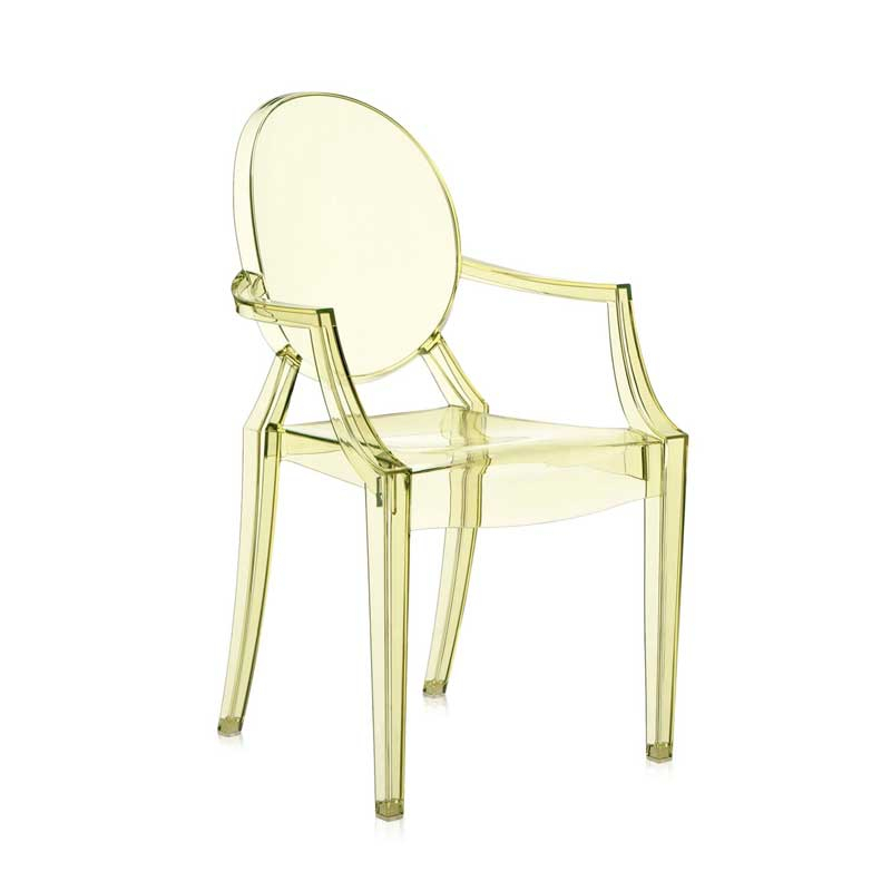 Chaise LOUIS GHOST Jaune KARTELL