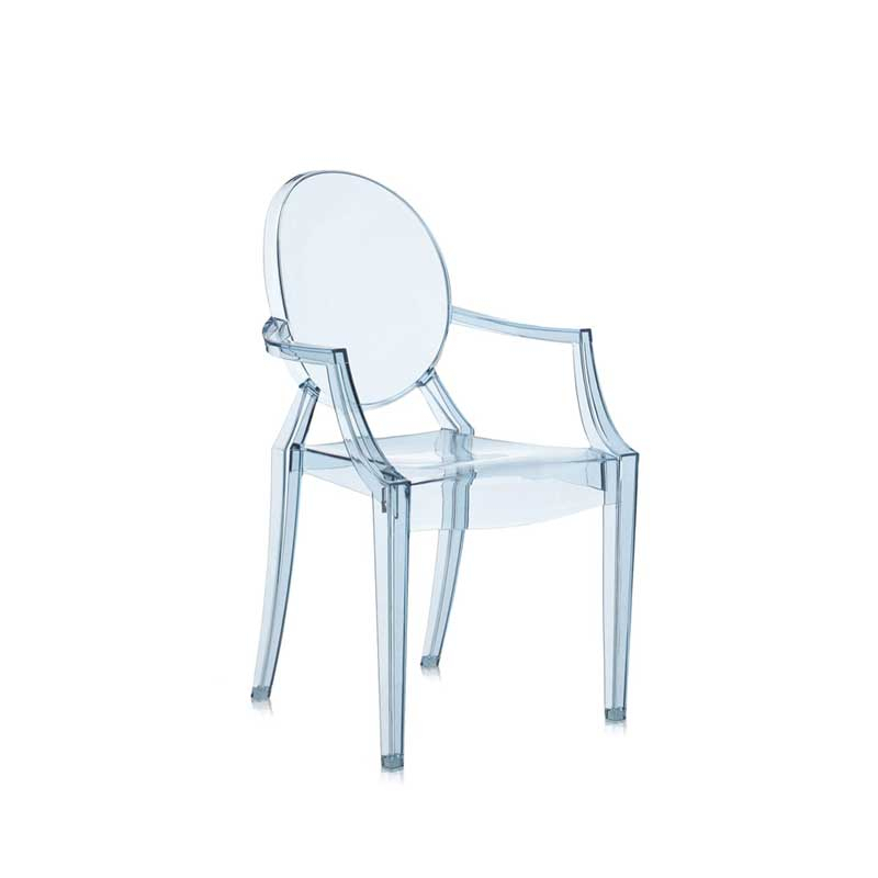 Siège enfant Fauteuil enfant LOU LOU GHOST Bleu ciel KARTELL