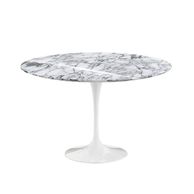Table SAARINEN Marbre Arabescato brillant KNOLL