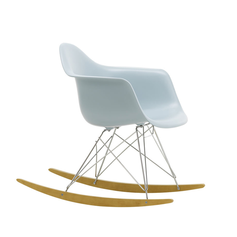 Fauteuil EAMES PLASTIC ARMCHAIR RAR Gris bleuté RE VITRA