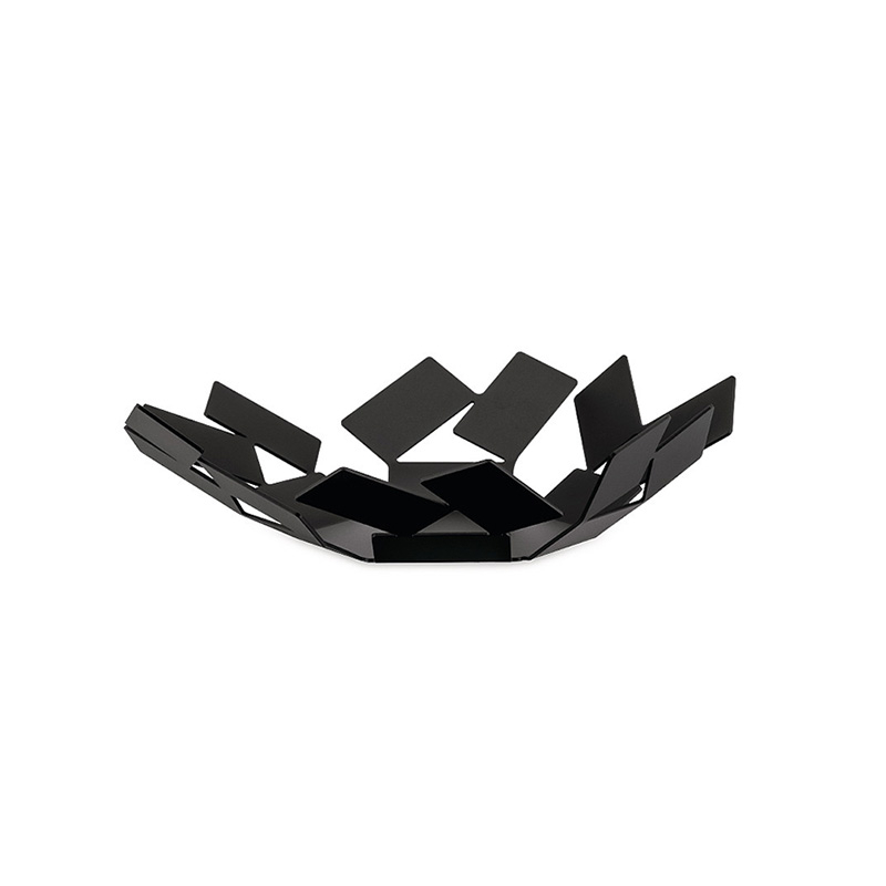 Centre de table & corbeille Coupe STANZA DELLO SCIROCCO L 24 Noir ALESSI