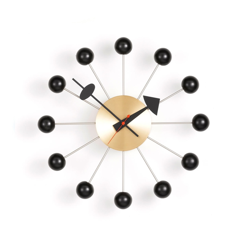 Horloge Horloge BALL CLOCK Noir VITRA