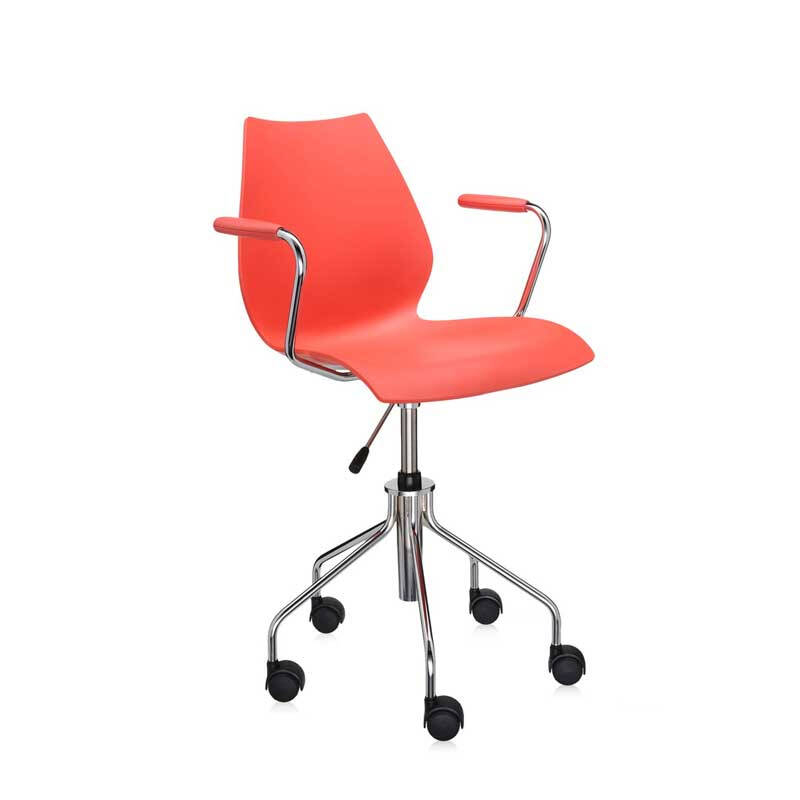 Fauteuil de bureau MAUI Pourpre rouge KARTELL