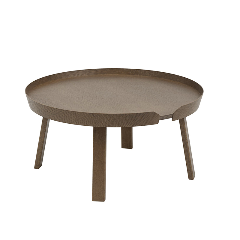 Table basse AROUND L Brun foncé MUUTO