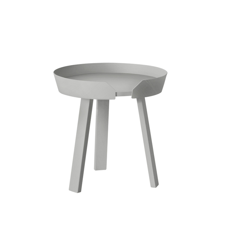 Table d'appoint guéridon AROUND S Gris MUUTO
