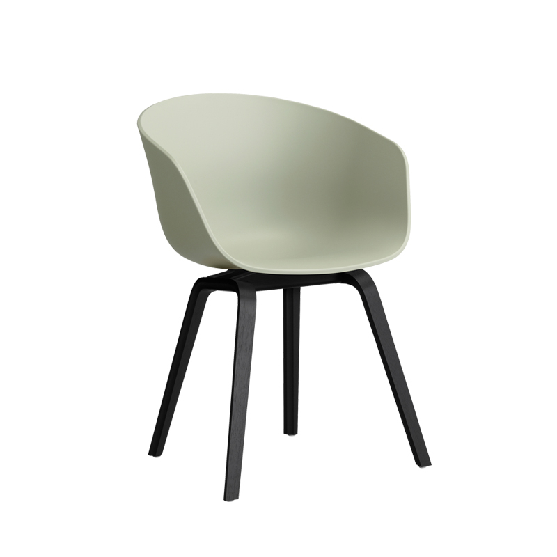 Chaise ABOUT A CHAIR AAC 22 Pastel green HAY