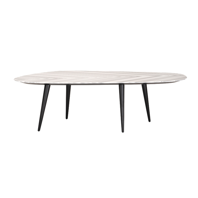 Table TWEED MARBLE L 250 Marbre Striato Olimpico ZANOTTA