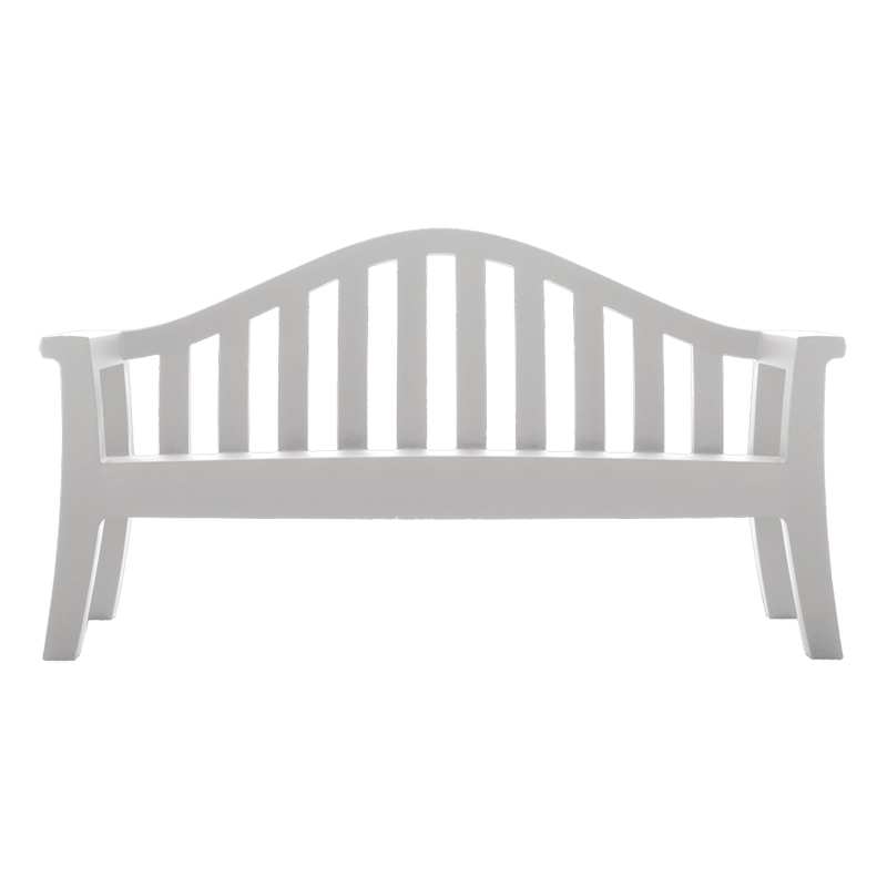Banc extérieur GIULIETTA Blanc SERRALUNGA
