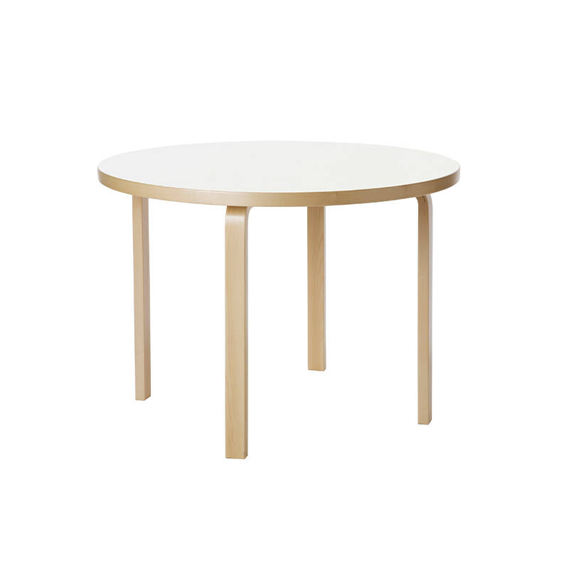 Table AALTO 90A Bouleau / Blanc ARTEK