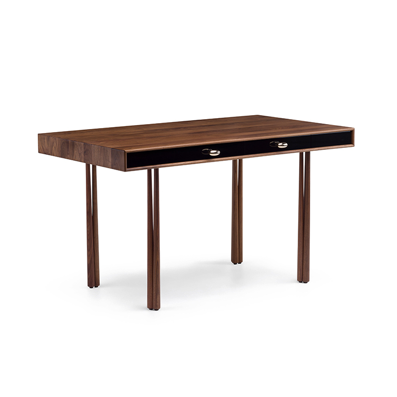 Bureau ELLIOT Noyer danois huilé / noir DE LA ESPADA
