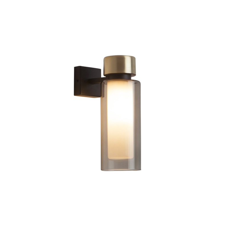 Applique OSMAN 560.41 Laiton brossé / verre transparent TOOY